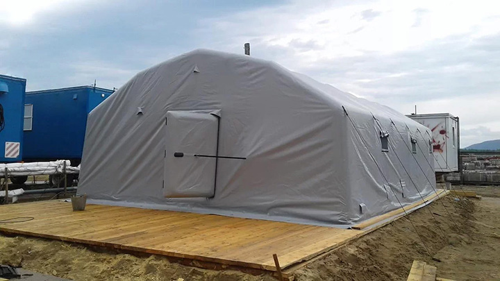 Надувная пневмокаркасная палатка