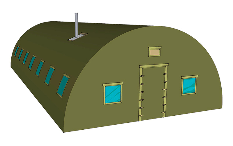 Half Barrel Tent 40ft