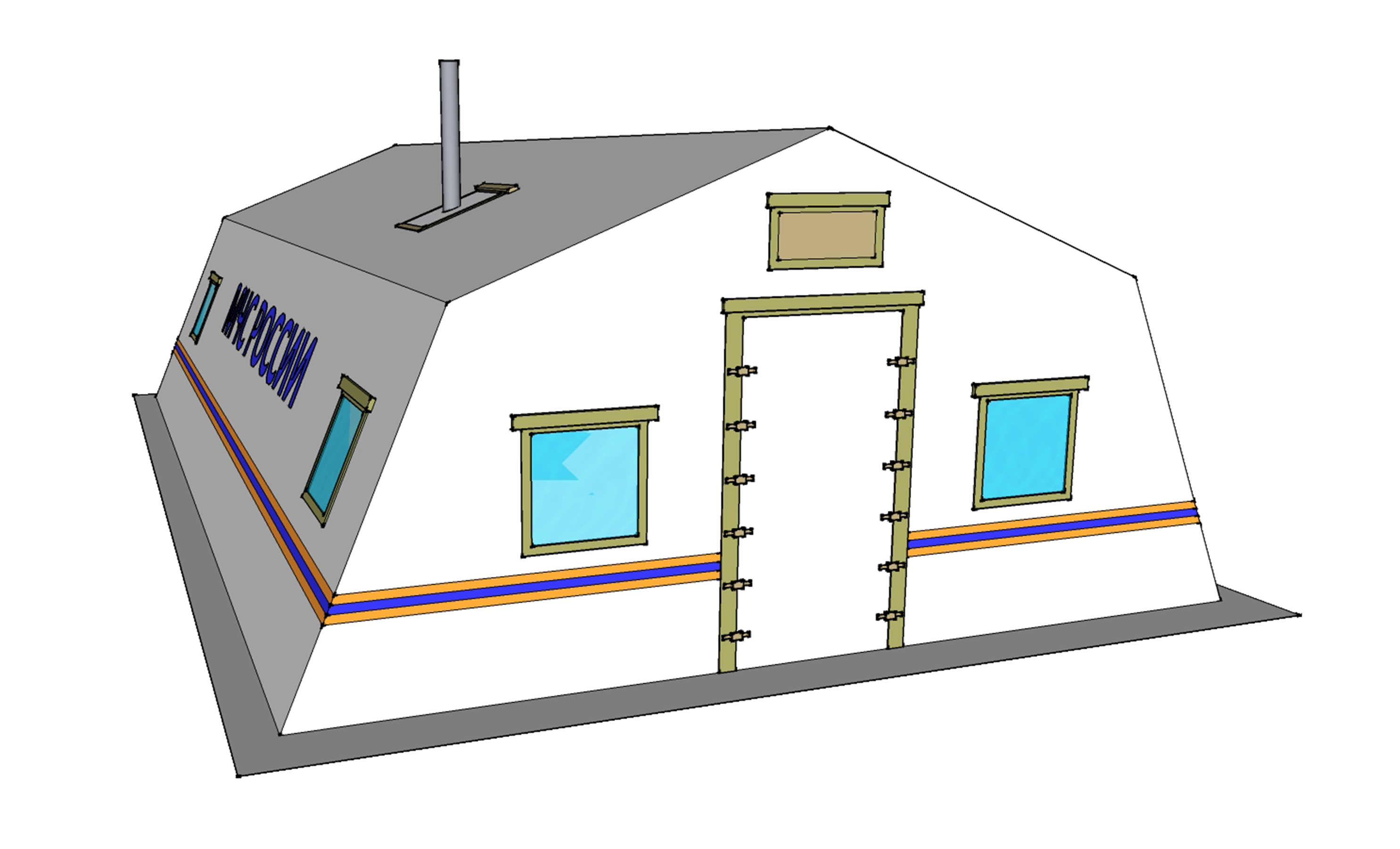 Палатка М-30 для МЧС