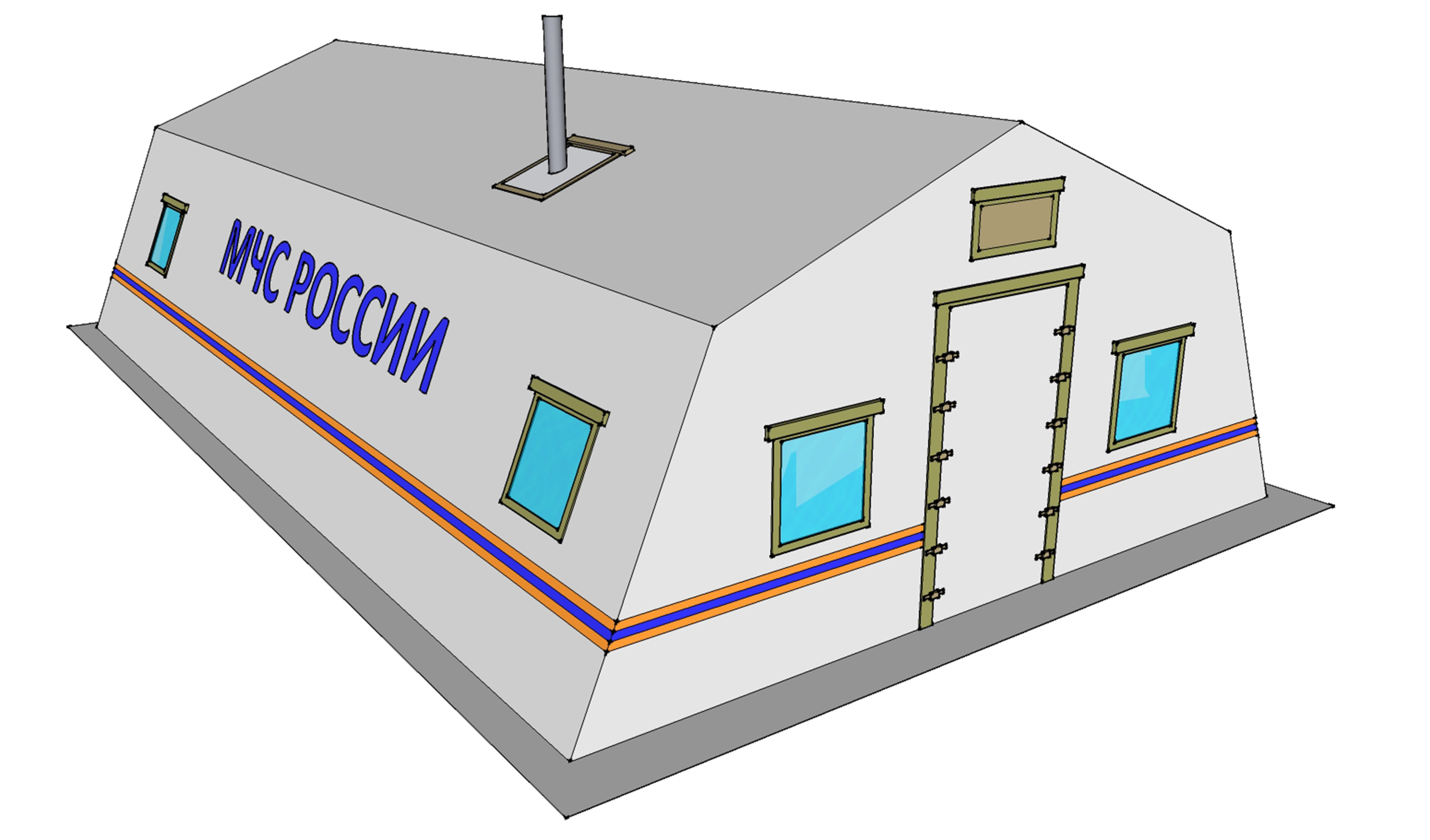 Палатка М-30 для МЧС