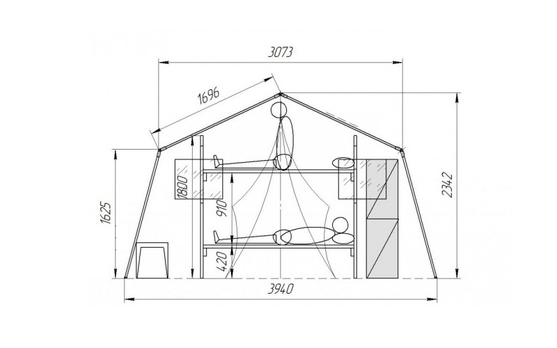 Палатка Памир-10